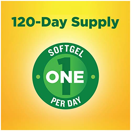 Image of Nature Made Burp-Less Fish Oil 1200 mg One Per Day, 120 Softgels, Fish Oil Omega 3 Supplement for Heart Health (Pack of 3)
