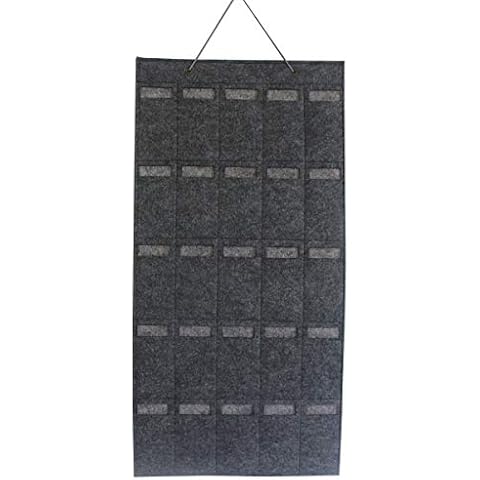 Rehomy Sunglasses Felt Storage Pocket Wall Mounted Sunglasses Organizer Cover