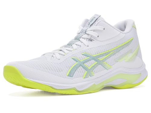 ASICS ���f�B�[�X Netburner Ballistic FF 4 �o���[�{�[���V���[�Y, �z���C�g/�Z�[�t�e�B�C�G���[, 23.5 cm
