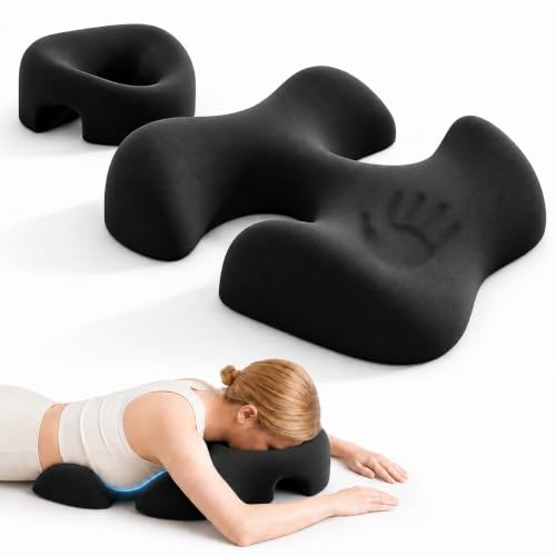 AMAWIN Memory Foam Face Down Breast Support Cushion for Massage Table Prone Face Cushion Comfortable Chest Support for Spa Salon and Home