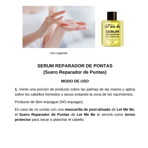 Let Me Be Óleo Reparador De Pontas - Soro Profissional | 7 Ml