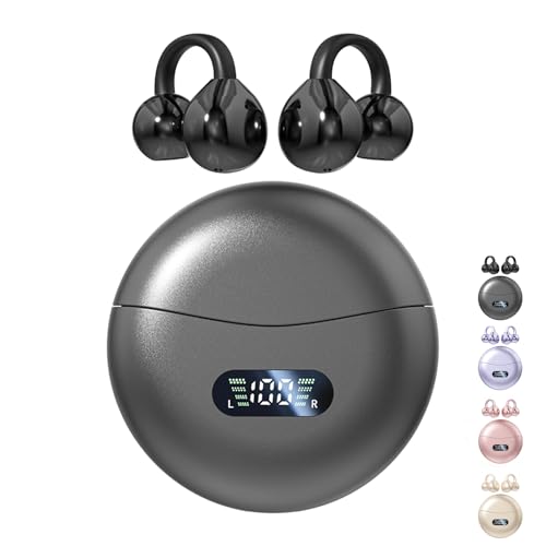 CuiSuto Clip on Earbuds Open Ear Wireless Bluetooth...