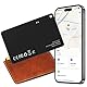 Air Tag Karte, Wallet Tracker Karte Kompatibel mit Apple Find My (nur iOS), Wiederaufladbarer Geldbörsenfinder, IP68 Wasserdicht Smart Tracking Card für Schlüssel, Geldbörse, Gepäck, Koffer