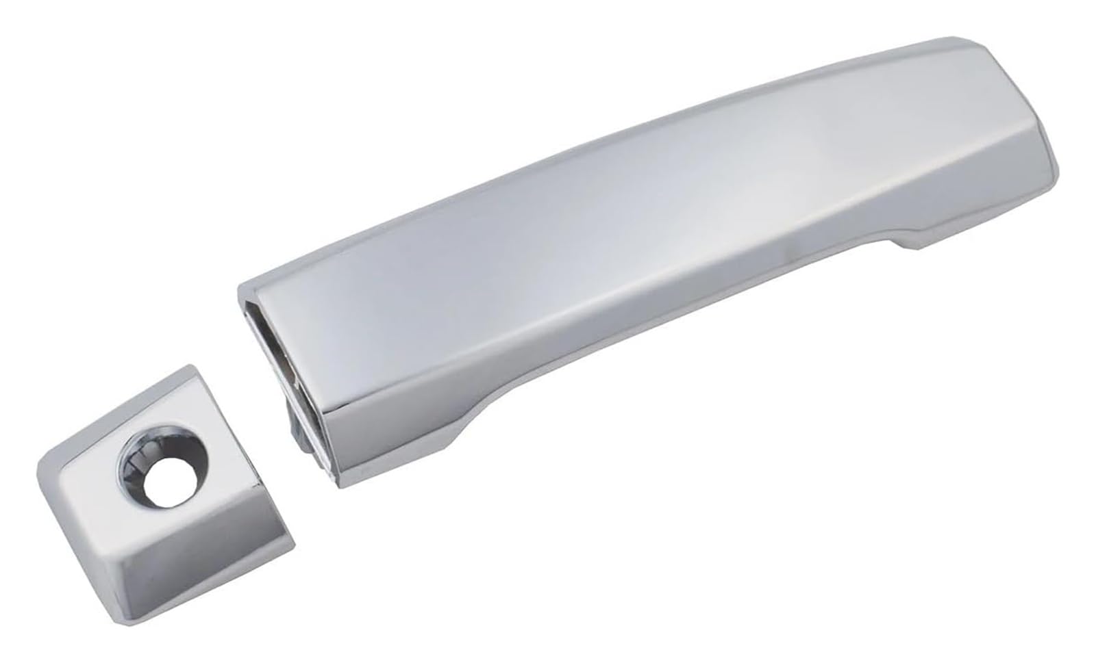 Asddllnn Front Left 1Pc Exterior Sliding Door Handle For Nissan For Titan Armada 5.0L .6L Car Door Handle Repair Chrome Outside 80647Zc00a(Front Left 1Pc)