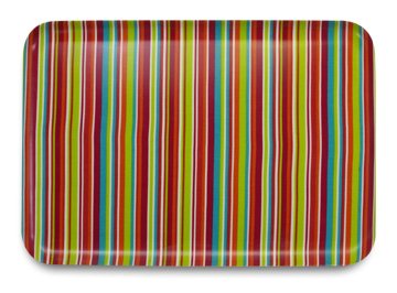 橋本達之助工芸 レンジ対応トレー SRトレー (L) ミラノストライプ レッド (日本製の一品です)