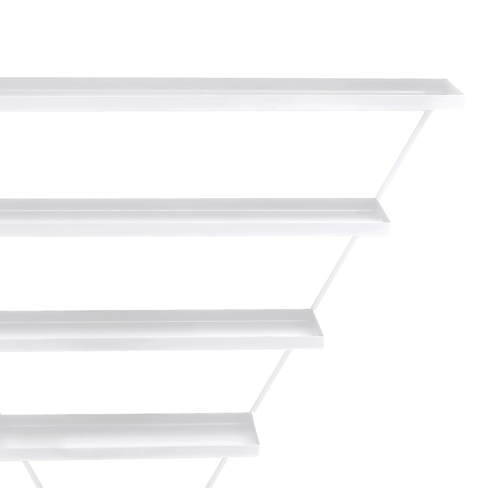 Organizador de esmalte de uñas, 6 unidades, metal, 5 niveles, soporte para esmalte de uñas, estante de almacenamiento para aceites esenciales, organizador de pared, estante de perfume, hasta 10 kg