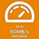 Philips Ultra Speed SDXC Card 64 GB UHS-I U1, Lesegeschwindigkeit bis zu 80 MB/s, V10, Speicherkarte für Kameras, Tablet, PC, Card Reader, Full HD Video