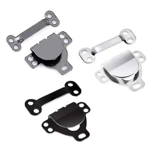 Crochet Pantalon De Couture Et Fermeture, Attache Pantalon,crochet Couture Pour Réparation Fixation Sur Pantalon, Jupes - 30 Groupes, 3 Couleurs-Noir,Blanc Argenté,Couleur Pistolet