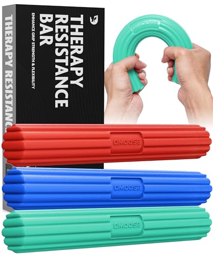 DMOOSE FITNESS Flex Bar (3 in 1-Red, Green & Blue)