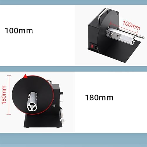 速度と同期を調整できる自動ラベル巻き戻し機。衣料品物流や効率的なラベル管理に最適です。