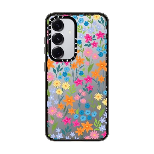 CASETiFY Impact Galaxy S25 Case - Bright Spring Flowers -