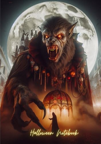 Halloween notebook: paperback notebook 5,83 x 8,27 inches