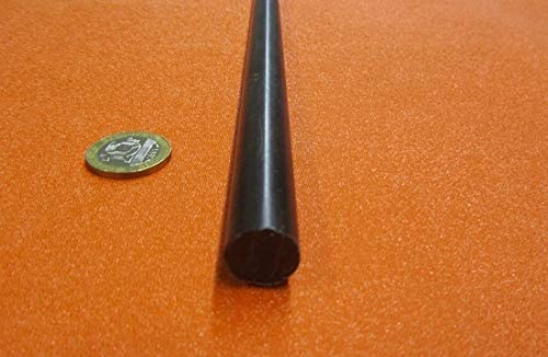 Miniatura 3 de Varilla redonda POM de acetal negro de 0.562 pulgadas (916 pulgadas) de diámetro x 4 pies de longitud, 4 piezas de 16 pies en total