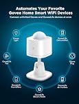 GoveeLife Motion Sensor, Unlimited Group Control Devices, Mini Wireless Contact Sensor for Smart Home Automation, Battery Powered, Compatible with