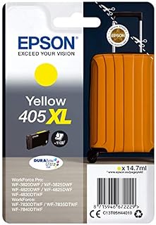 Epson 405 Black Suitcase Genuine, DURABrite Ultra Ink, Standard Capacity