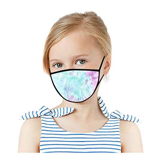Preisvergleich Produktbild Gugavivid 1 Stücke Kinder Mundschutz Multifunktionstuch Cartoon Druck Maske Animal Print Atmungsaktive Baumwolle Stoffmaske Waschbar Mund-Nasenschutz Tiermotiv Bandana Halstuch Jungen Mädchen(1PC,B)