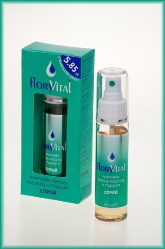 SPRAY FOR HAIR LOSS AND DANDRUFF Complex of Herbal Extract and D-Panthenol Paraben Free 50ml by Flory Vital