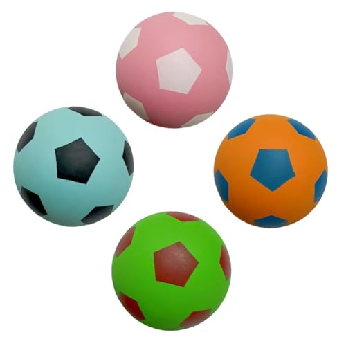 Pelotas mordibles para perros, 4 unidades, 2.4 in