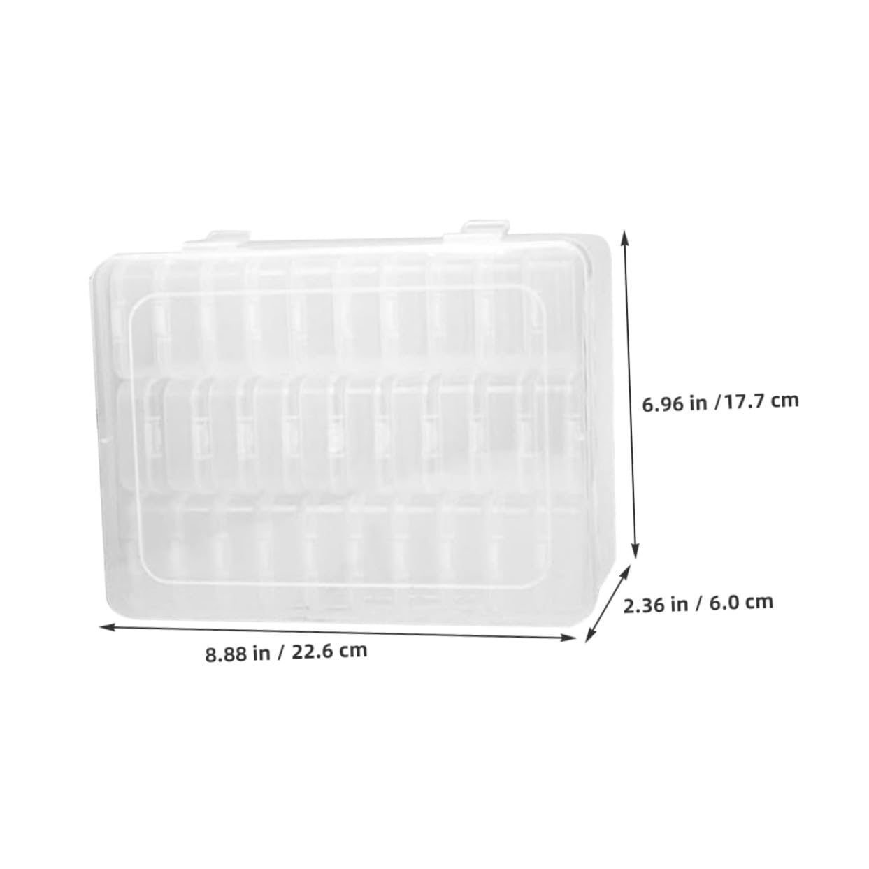 Artibetter 2sätze Kunststoffbox mit Deckel Transparent für Kleinteile Aufbewahrungsbehälter Teilebox Bastelbox Perlenorganizer Mini-schmuckorganizer DIY-projekte