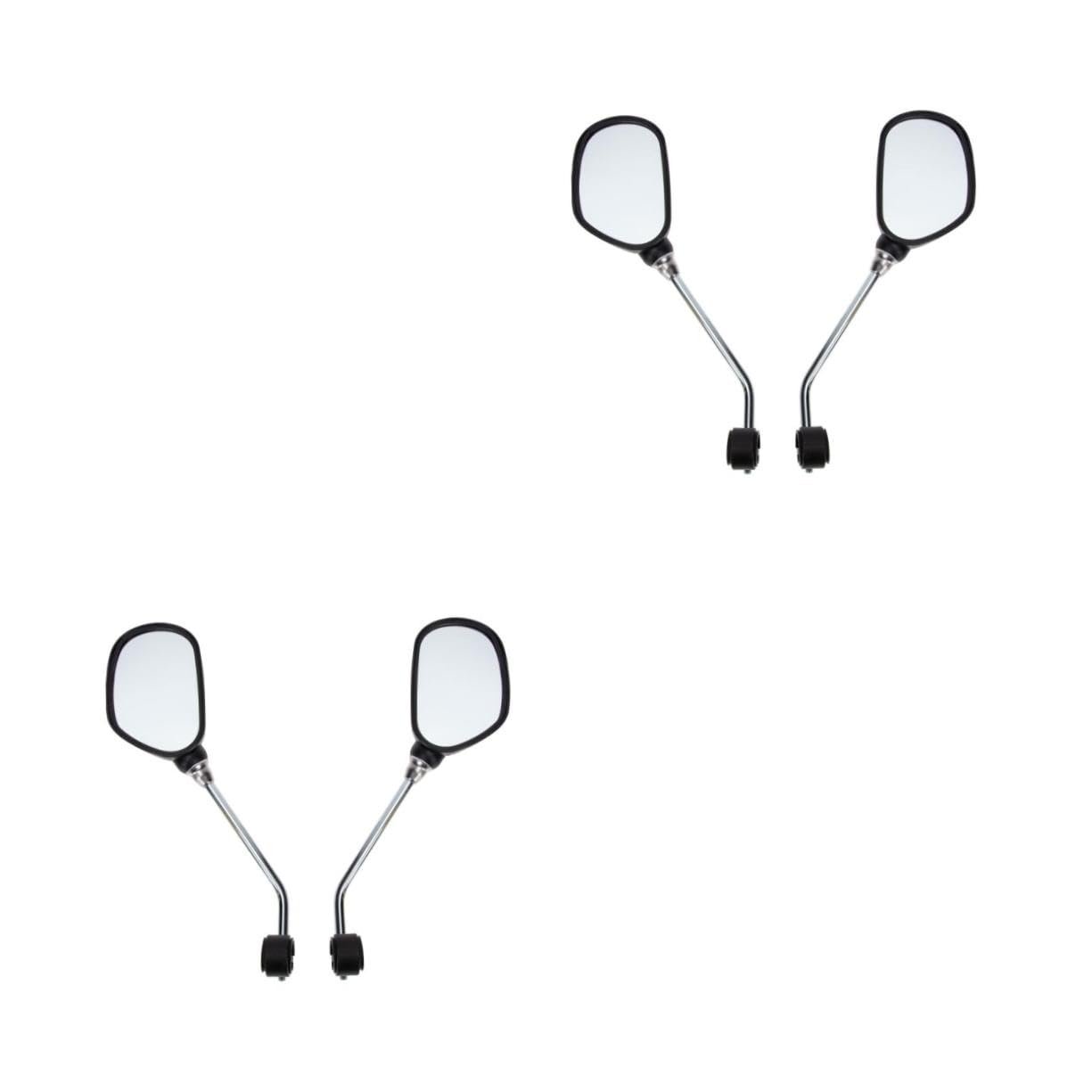 Milisten 2 Paia Specchietti Retrovisori per Bici Specchi Resistenti per Ciclo Facile Installazione su Manubrio Adatti per Mountain Bike