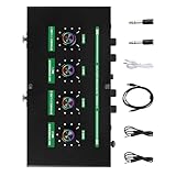Milisten USB Mikrofon Mixer mit Hall Effekt 2 kanal Karaoke Verstärker Fürpc Laptop und Streaming Kompakter Audio Mixer mit Kopfhörerausgang Vielseitig für Gesang Podcast und Heimstudio