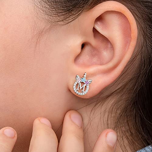 Earrings for Girls - Sterling Silver Girls Earrings Kids Earrings Hypoallergenic Earrings for Girls 8 9 10 11 12 Toddler Little Girls Unicorn Gifts for Girls Trendy Stuff | Gift for Teen Girls Jewelry4