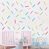 10 Sheets Candy Confetti Wall Stickers,Confetti Wall Decals Removable for Teen Girls Boy Kids Nursery Kindergarten Living Room Home Bedroom Kitchen Dining-Room DIY Party Birthday Decor