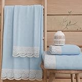 🤲 Confort e Praticità nel Set 1+1: Il nostro set si compone di 1 asciugamano da viso dalla dimensione generosa di 60x110 cm per un'asciugatura completa e 1 asciugamano ospite di 40x60 cm, ideale per le mani o come elegante aggiunta decorativa, offrendo versatilità e praticità in ogni tipo di ambiente bagno.