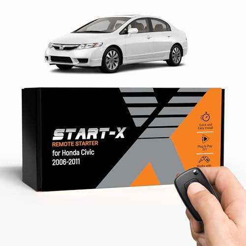 Start-X Remote Start Kit for Honda Civic 2006-2011 | Plug n Play | Lock 3 Time to Remote Start |...