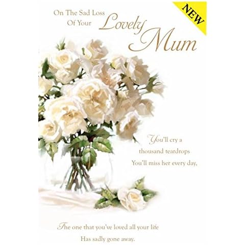 Sympathy Card for Your Lovely Mum Cover