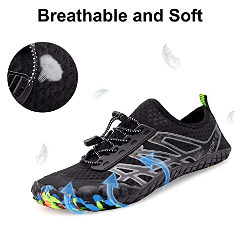 Teemie Water Shoes For Men Women Quick-Dry Barefoot Aqua Sock Outdoor Athletic Sport Shoes #TOP3