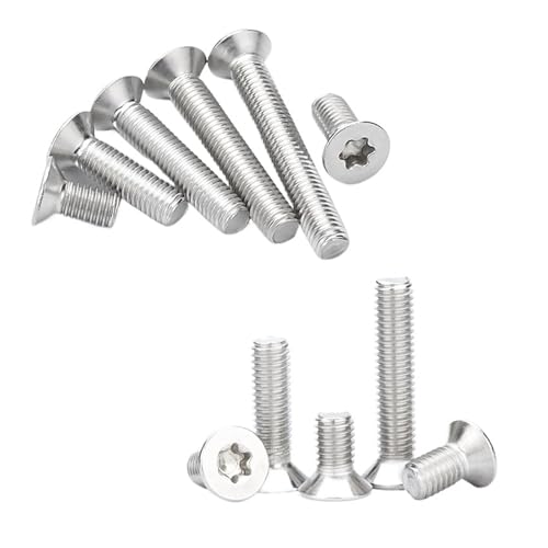 SHENGW(ȓX) M6 M8 M10 M12 304XeX| 6[uMtbgwbh@B˂ {g10-100mm(10mm,M8-(10pcs))