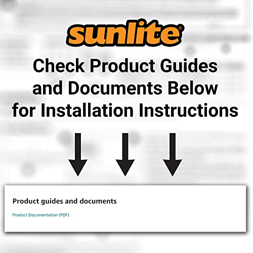 Image of Sunlite 46092 Decorative Square Wall Sconce Light Fixture, A19 Bulb, E26 Socket, 60 Watts Max (Bulb not Included), Indoor, Opal Shade, Matte Black Frame, Bathrooms, Hallways & Entryways