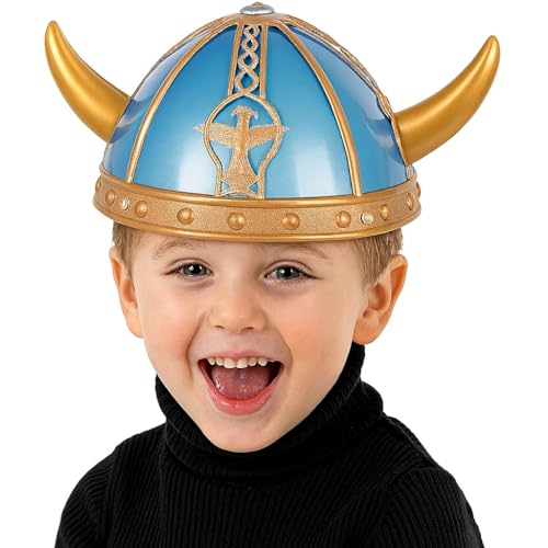 Casque de costume de Viking à cornes pour Halloween et soirées déguisées en famille