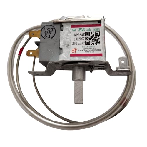 UZSTUNG WPF-34D Refrigerator Thermostat Compatible with Hisense Refrigerator WPF34D WPF34E WPF34E 1802007 Temperature Control
