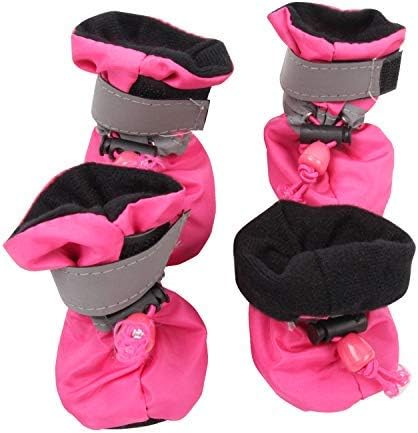 oyalwise Anti-Slip Dog Boots Pet Dog Cat Shoes Soft Stockings for Doggie 4PCS