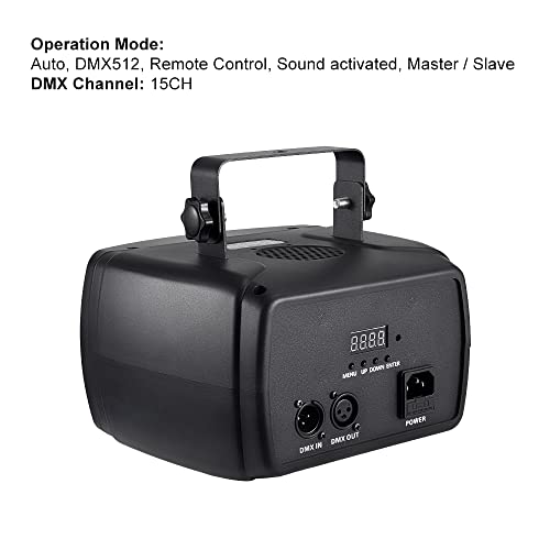 Dj Lights, Eyeshot Stage Disco Light 4 In 1 With Rgbw Derby Beam, Red Green Pattern Light, Led Strobe And Dynamic Marquee, Remote & Dmx Control Great For Disco Club Party Dj Stage Lighting #TOP4