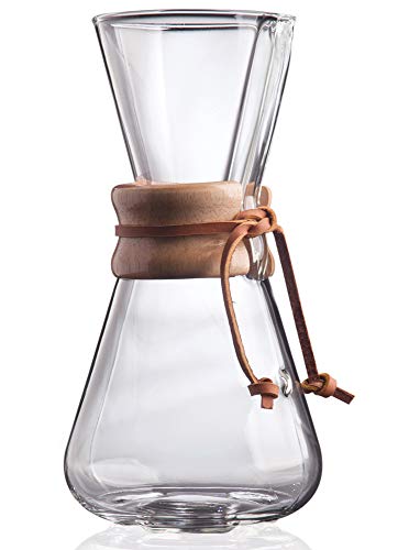 Filtro Meia Lua sem Dobra para 3 Xícaras CHEMEX Branco