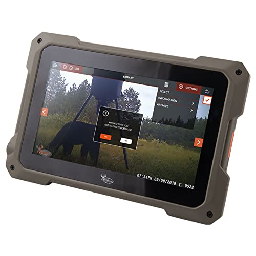 WILDGAME INNOVATIONS Trail Pad Tablet VU70 Dual SD Card Viewer for Hunting & Wildlife Observation Durable Weather-Resistant Memory Card Reader with 7″ Touch Screen