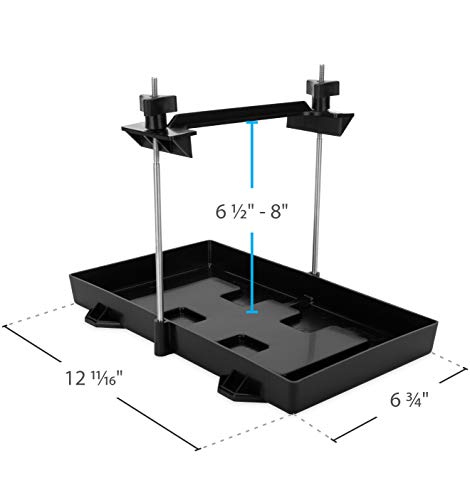 Camco RV Large Battery Hold-Down Tray | Holds Automotive, RV, and Marine Batteries to Stop Movement during Transportation | (55404)