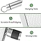 4 Stück Gartensieb, Kompostsieb, Gartensieb Aus Edelstahl, Sandsieb (2/2.8/3.8/5mm Masche) Edelstahl Kompostsieb Erdsieb Für Erde, Kompost, Saatgut