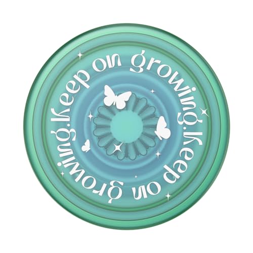 Image of PopSockets Adhesive Phone Grip, Holder- Keep on Growing | Secure Comfortable Hold, Anti-Drop, Kickstand, Plant, iPad, Removable, Popper
