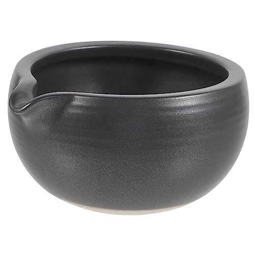 DOITOOL Bol à Matcha En Céramique Bec Verseur Bol Traditionnel Japonerie Design Élégant Petite Taille