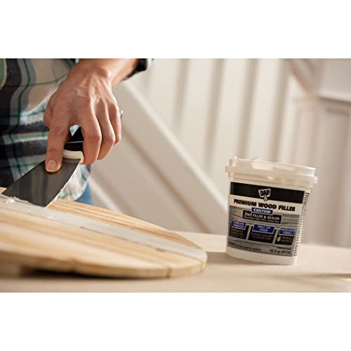 DAP Premium Wood Filler White 16 FL OZ & 1 qt DryDex Interior/Exterior Spackling - Thumbnail 3