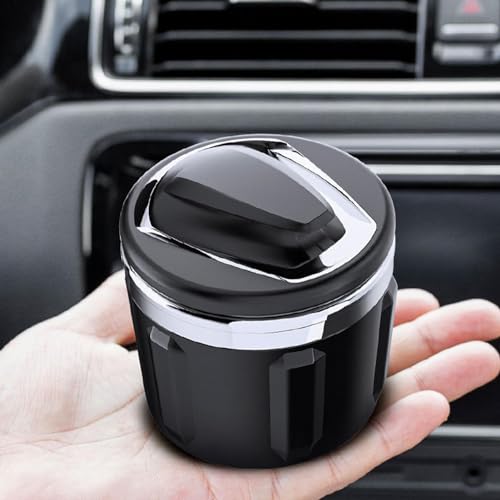 Cinzeiro à prova de cheiro de carro - Cinzeiro automotivo Cinzeiro portátil sem fumaça LED | Mini la