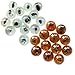 Multiple Psc Spherical Insect Amber Fossil, Spherical Luminous Insect Specimen, Educational and Scientific Amber Collection (8Pcs)