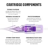 Mast Pro2 Tattoo Cartridges Needles Set Mixed Size 100 pieces #12 0.35mm Standard Bugpin Round Liner Curved Magnum Shader Tattoo Nadeln 1RL 3RL 5RL 7RL 7M 9M 11M 7RM 9RM 11RM for Tattoo Maschine Pen