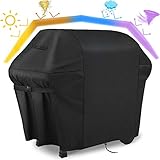 [page_title]-Sotor Grill Abdeckhaube, Grillabdeckung 600D Nicht Verblassend & Grill Abdeckplane 100% Wasserdicht Ganzjährig Wetterfest Gasgrill BBQ Cover Für Größe Grill  Weber Char Broil (152 x 75 x 124cm)