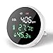 LifeBasis Moniteur de CO2, Capteur de CO2 Moniteur de Qualité de L'air Intérieur 3 En 1 pour CO2 Température Humidité avec Écran LCD et Fonction Alarme - Plage De 400 À 5000 PPM