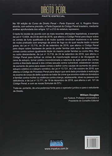 Curso de Direito Penal - Parte Especial - Volume II - 16ª Edição - 2019